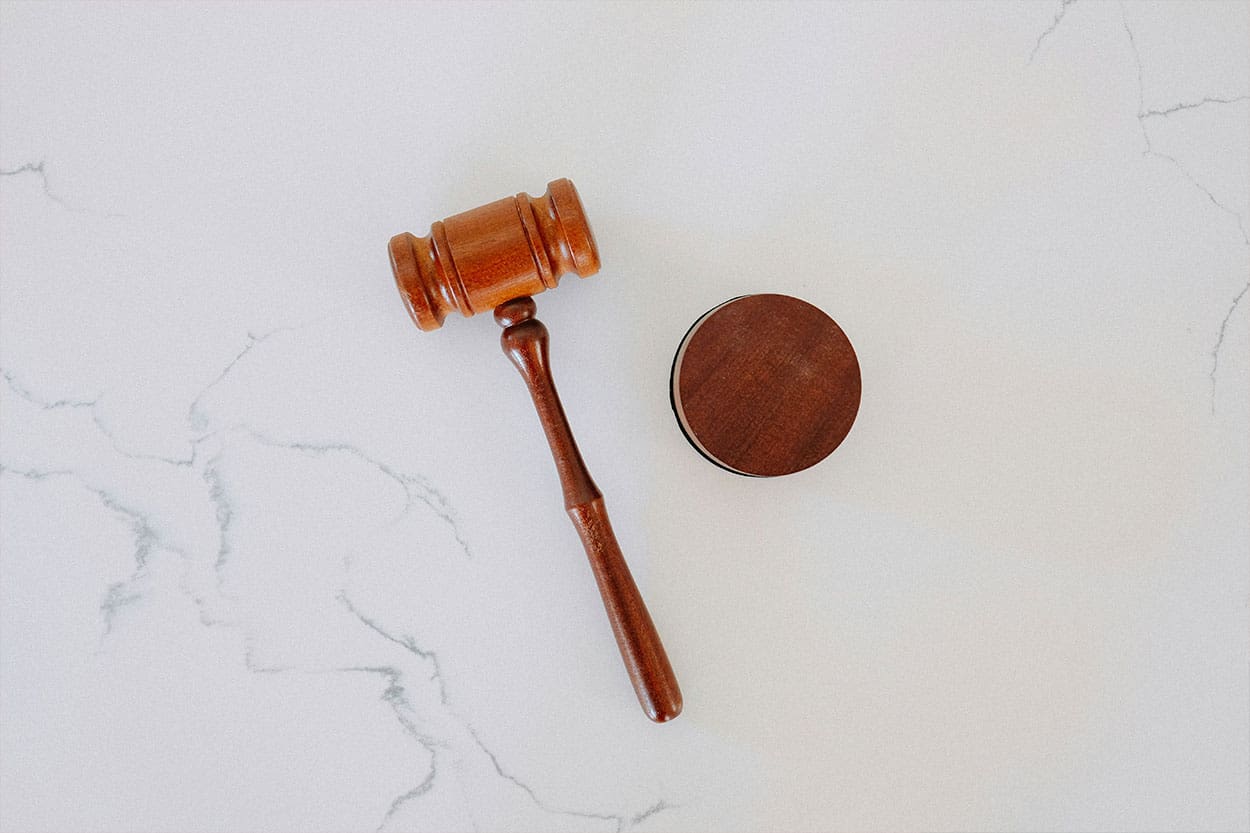 A gavel and block, two items synonymous with a law firm blog