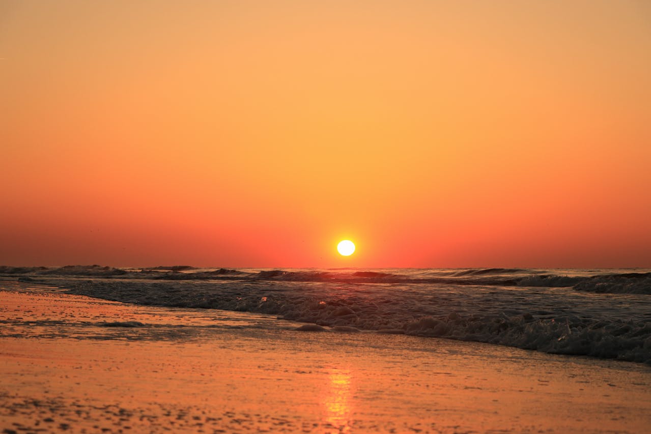 A South Carolina beachside sunset